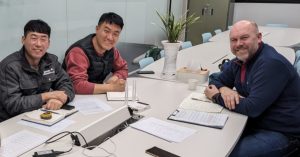 Graham with team KCP